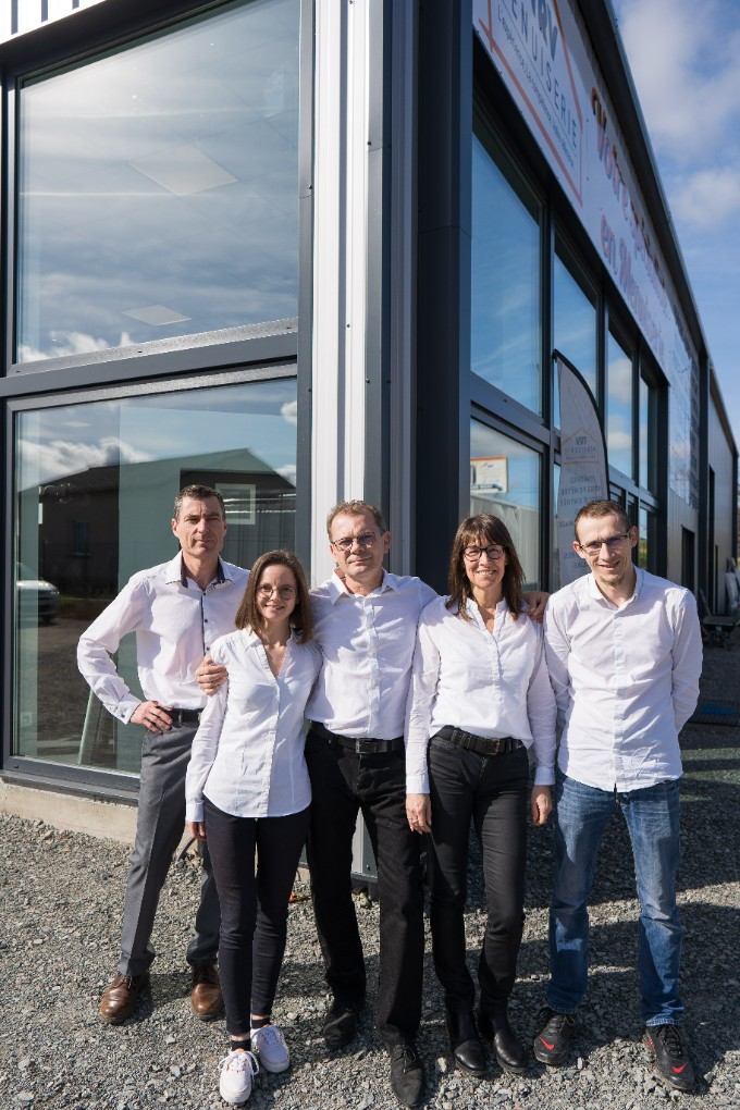 L'équipe commerciale et dirigeante