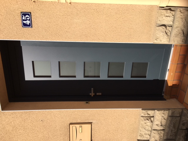 Porte d'entrée ALU 80mm